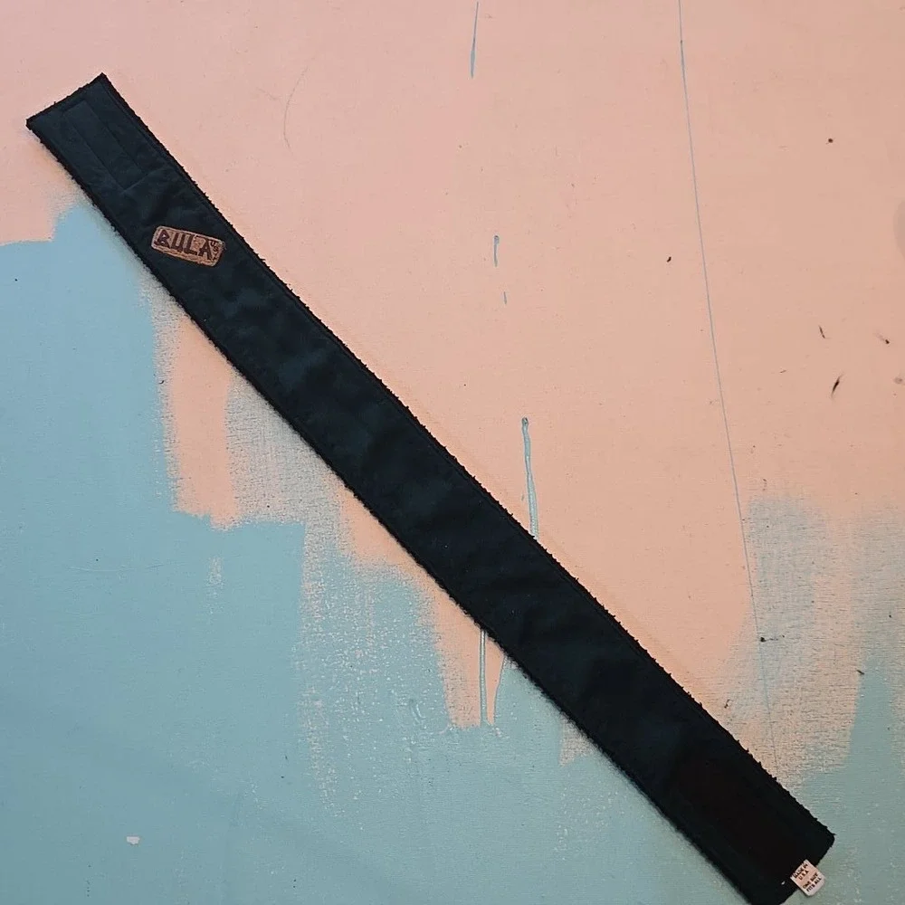 VTG BULA Headband Green Fleece Velcro Adjustable Ski Snowboard Made in USA 1980s